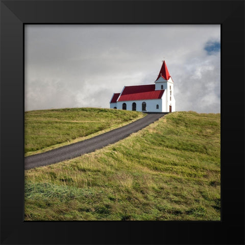 On the Hill II Black Modern Wood Framed Art Print by Head, Danny