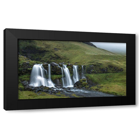 Final Drop Black Modern Wood Framed Art Print with Double Matting by Head, Danny