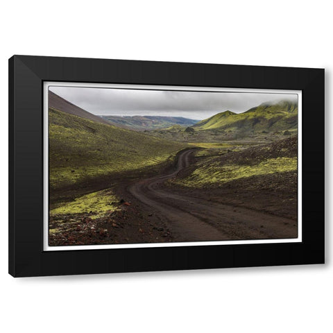 Chocolate Mint Black Modern Wood Framed Art Print by Head, Danny