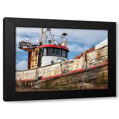 Ageing Fleet Black Modern Wood Framed Art Print by Head, Danny