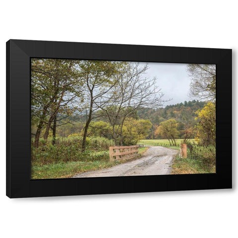 Cove Crossing Black Modern Wood Framed Art Print by Head, Danny