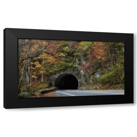 Into the Mountain Black Modern Wood Framed Art Print with Double Matting by Head, Danny