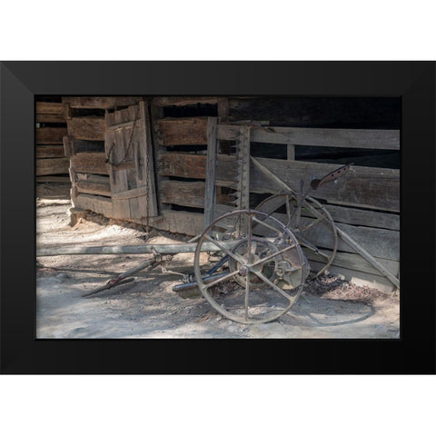 Antiques I Black Modern Wood Framed Art Print by Head, Danny