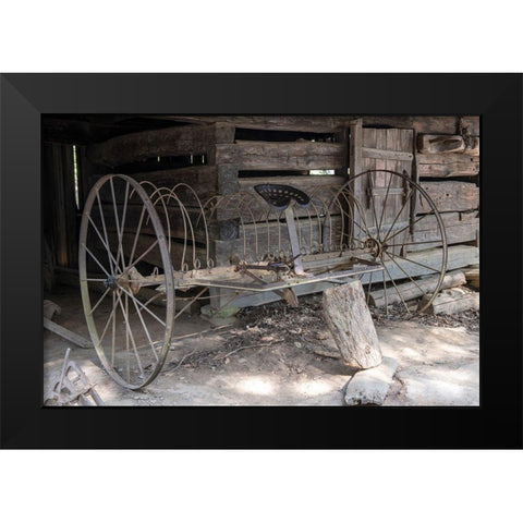 Antiques II Black Modern Wood Framed Art Print by Head, Danny