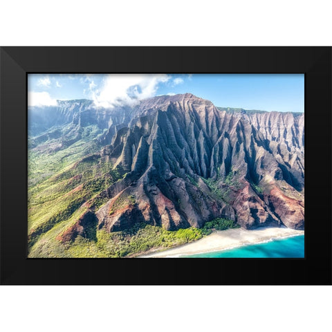 Northshore II Black Modern Wood Framed Art Print by Head, Danny