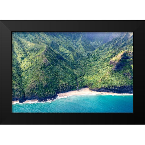 Northshore V Black Modern Wood Framed Art Print by Head, Danny