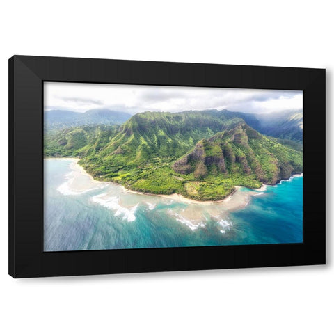 Kee View Black Modern Wood Framed Art Print by Head, Danny