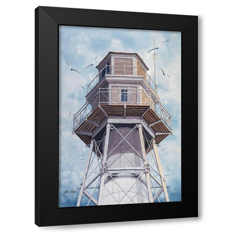 Hilton Head Rear Range - N.C. Black Modern Wood Framed Art Print with Double Matting by Rizzo, Gene