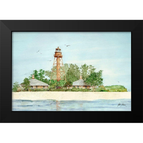 Sanibel Island, Florida Black Modern Wood Framed Art Print by Rizzo, Gene