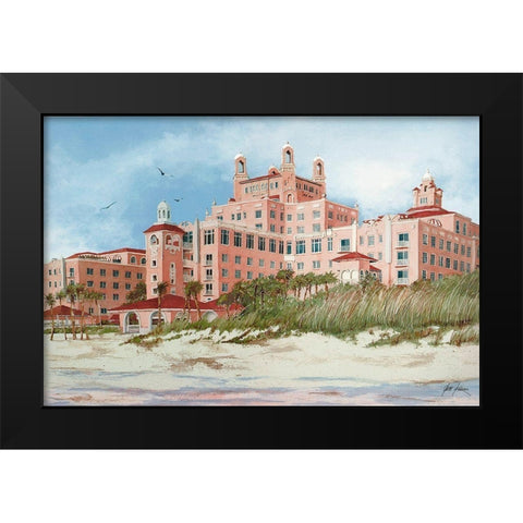 Don CeSar Resort Black Modern Wood Framed Art Print by Rizzo, Gene