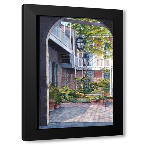 Spring Splendor Black Modern Wood Framed Art Print by Rizzo, Gene