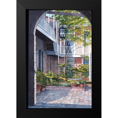 Spring Splendor Black Modern Wood Framed Art Print by Rizzo, Gene