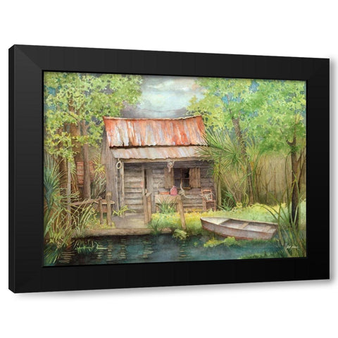 Witchcraft-Voodoo Black Modern Wood Framed Art Print by Rizzo, Gene