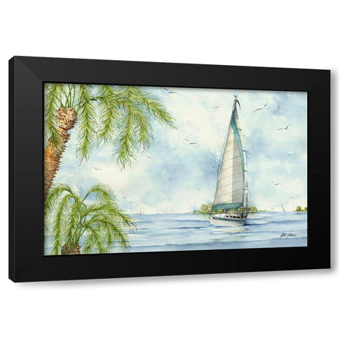 Tranquility Black Modern Wood Framed Art Print by Rizzo, Gene