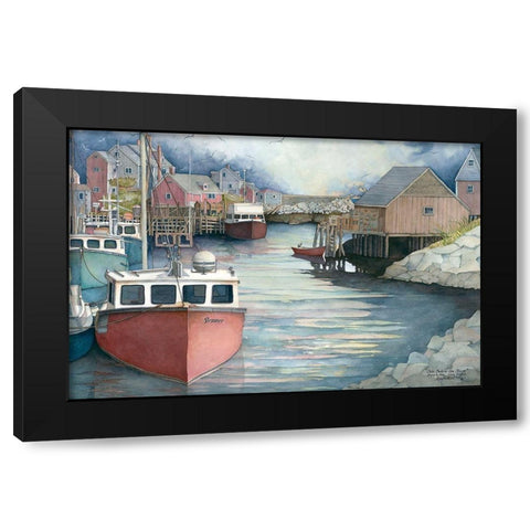 Calm Before the Storm Black Modern Wood Framed Art Print by Rizzo, Gene