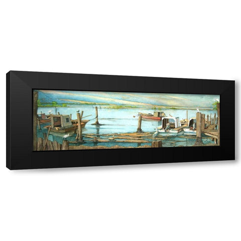 Hardscrabble Black Modern Wood Framed Art Print by Rizzo, Gene