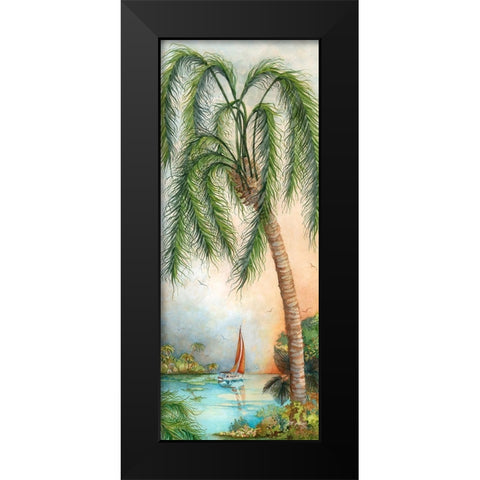 Sail Away-1 Black Modern Wood Framed Art Print by Rizzo, Gene