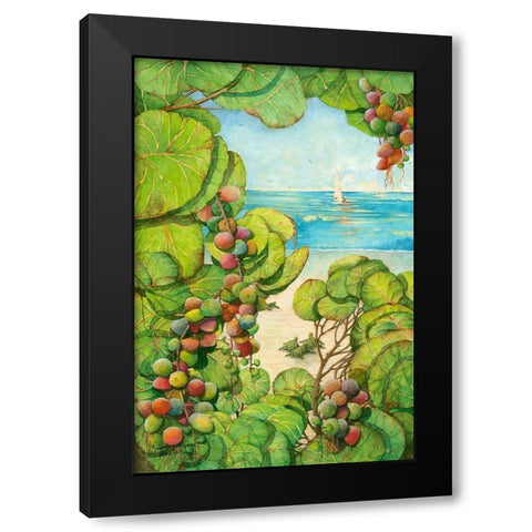 Separate Ways Black Modern Wood Framed Art Print with Double Matting by Rizzo, Gene