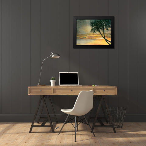 This Magic Moment Black Modern Wood Framed Art Print by Rizzo, Gene