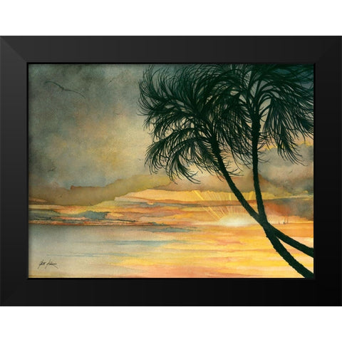 This Magic Moment Black Modern Wood Framed Art Print by Rizzo, Gene