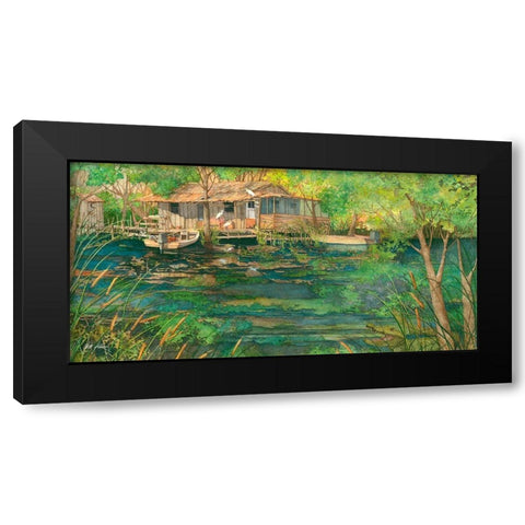 The Swamp - Panorama Black Modern Wood Framed Art Print with Double Matting by Rizzo, Gene