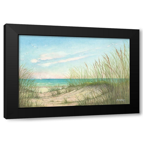 Wild Dunes Black Modern Wood Framed Art Print with Double Matting by Rizzo, Gene