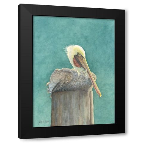 Basking in the Sun Black Modern Wood Framed Art Print by Rizzo, Gene