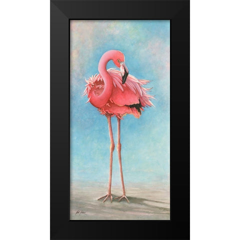 Flamingo - Sam Black Modern Wood Framed Art Print by Rizzo, Gene