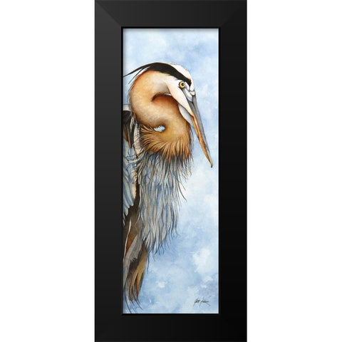 Hey, Back Away From My Fish Black Modern Wood Framed Art Print by Rizzo, Gene