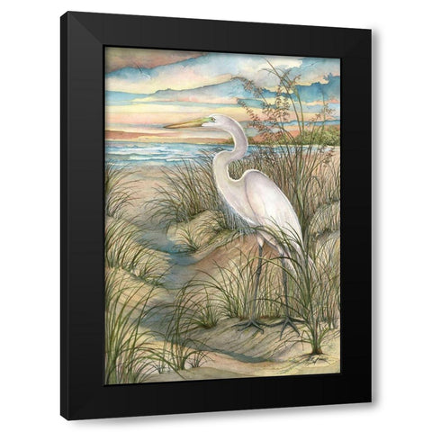 Lord of the Dunes Black Modern Wood Framed Art Print with Double Matting by Rizzo, Gene