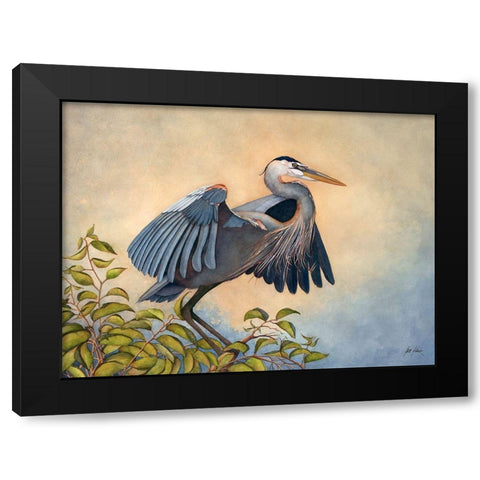 Majestic Black Modern Wood Framed Art Print by Rizzo, Gene