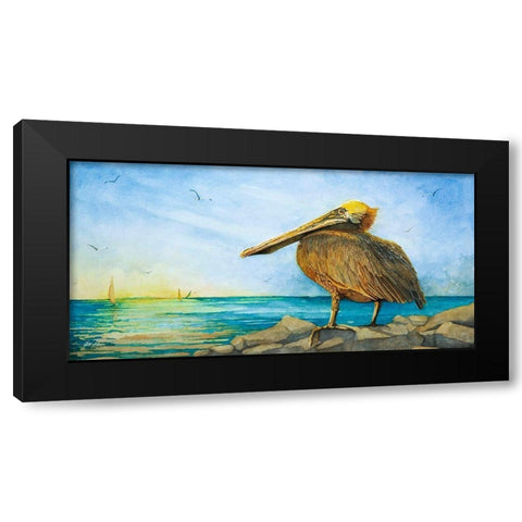 The Sentry Black Modern Wood Framed Art Print by Rizzo, Gene