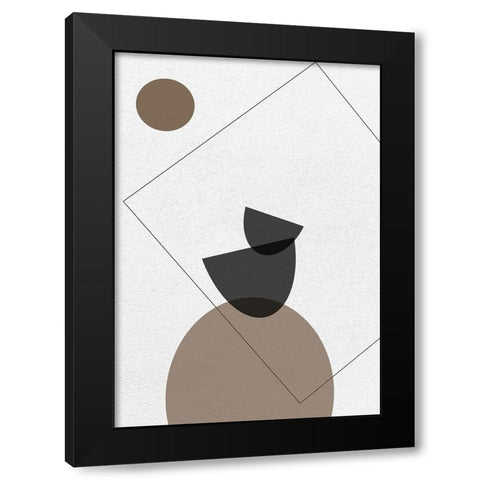 Catalyst No.1 Black Modern Wood Framed Art Print by Ratcliffe, Tiffany