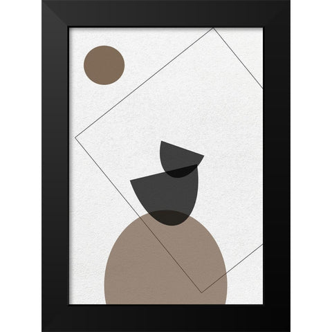 Catalyst No.1 Black Modern Wood Framed Art Print by Ratcliffe, Tiffany