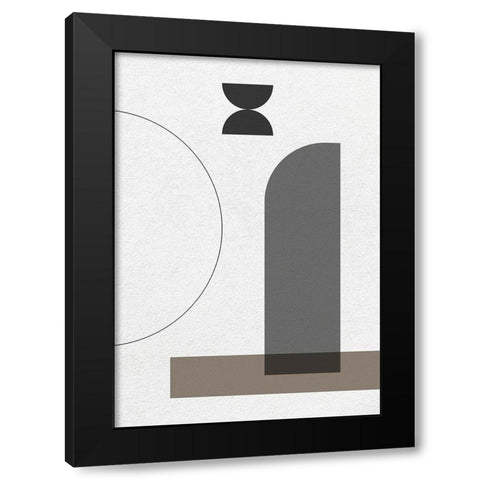 Catalyst No.2 Black Modern Wood Framed Art Print by Ratcliffe, Tiffany