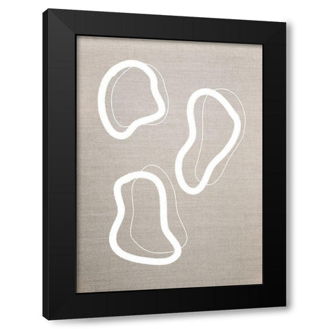 Formation No.1 Black Modern Wood Framed Art Print by Ratcliffe, Tiffany
