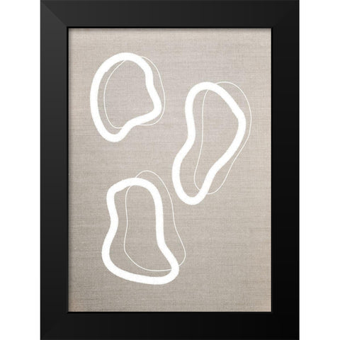 Formation No.1 Black Modern Wood Framed Art Print by Ratcliffe, Tiffany