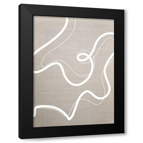 Formation No.2 Black Modern Wood Framed Art Print by Ratcliffe, Tiffany