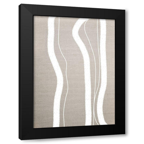 Formation No.3 Black Modern Wood Framed Art Print by Ratcliffe, Tiffany