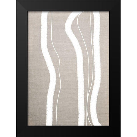 Formation No.3 Black Modern Wood Framed Art Print by Ratcliffe, Tiffany