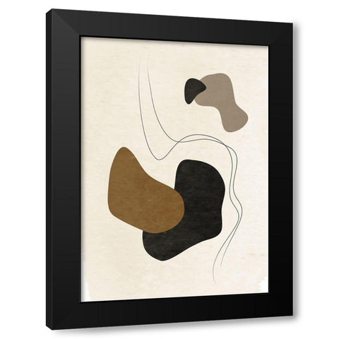 Mystique No.1 Black Modern Wood Framed Art Print with Double Matting by Ratcliffe, Tiffany