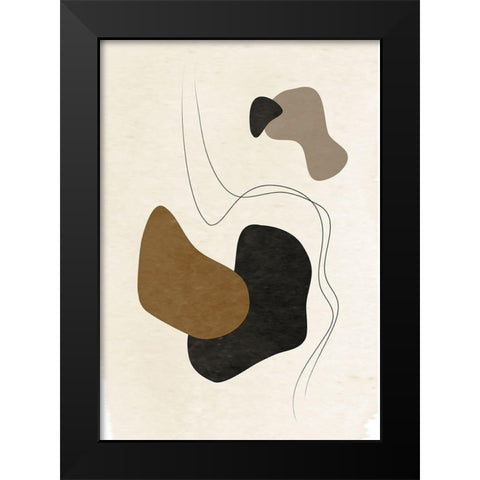 Mystique No.1 Black Modern Wood Framed Art Print by Ratcliffe, Tiffany