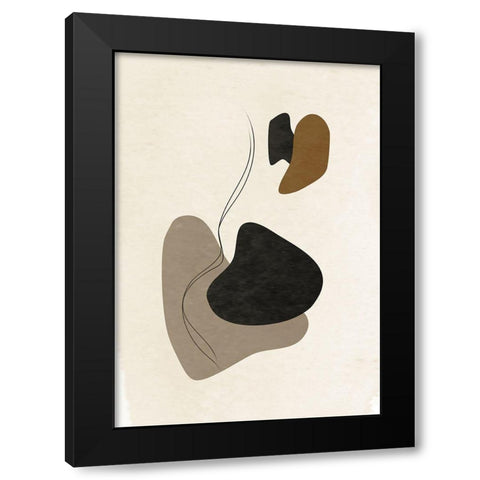 Mystique No.2 Black Modern Wood Framed Art Print with Double Matting by Ratcliffe, Tiffany