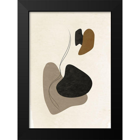 Mystique No.2 Black Modern Wood Framed Art Print by Ratcliffe, Tiffany