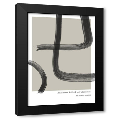 Only Abandoned Black Modern Wood Framed Art Print by Ratcliffe, Tiffany