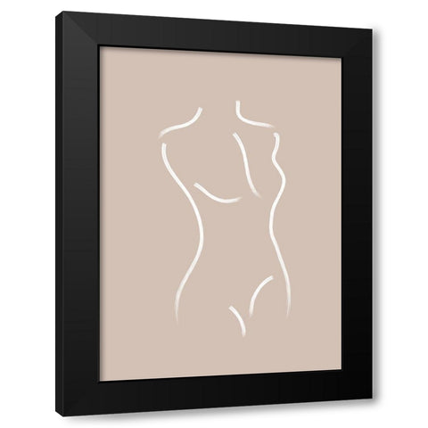 Sculpt No.1 Black Modern Wood Framed Art Print by Ratcliffe, Tiffany