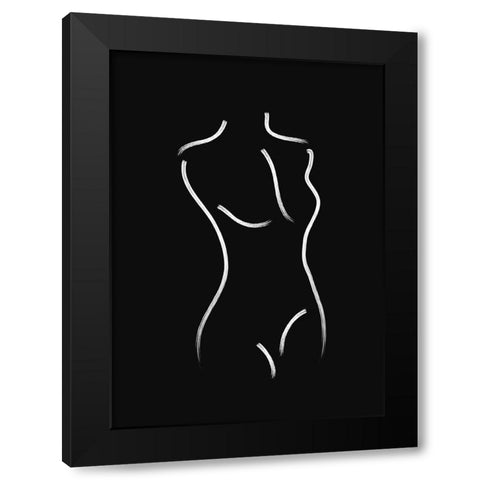 Sculpt No.2 Black Modern Wood Framed Art Print by Ratcliffe, Tiffany