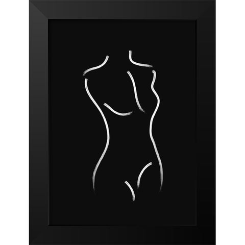 Sculpt No.2 Black Modern Wood Framed Art Print by Ratcliffe, Tiffany
