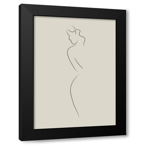 Senora No.1 Black Modern Wood Framed Art Print by Ratcliffe, Tiffany