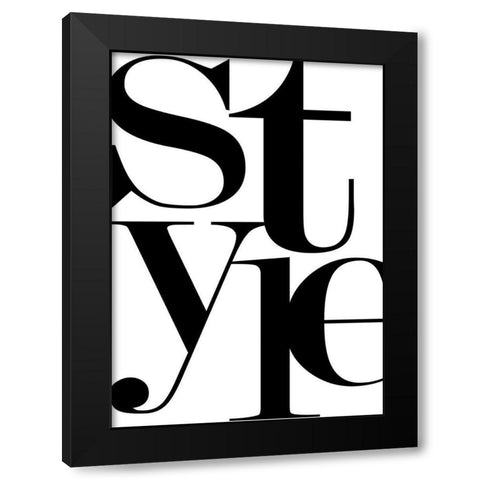 Style Black Modern Wood Framed Art Print with Double Matting by Mi, Suki